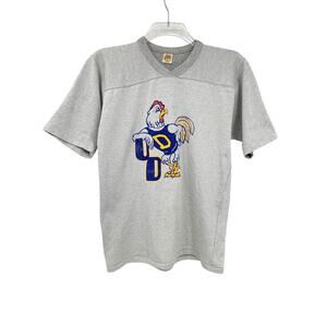 Vintage 80's Velva Sheen Shirt University of Delaware Fighting Hens Mens M